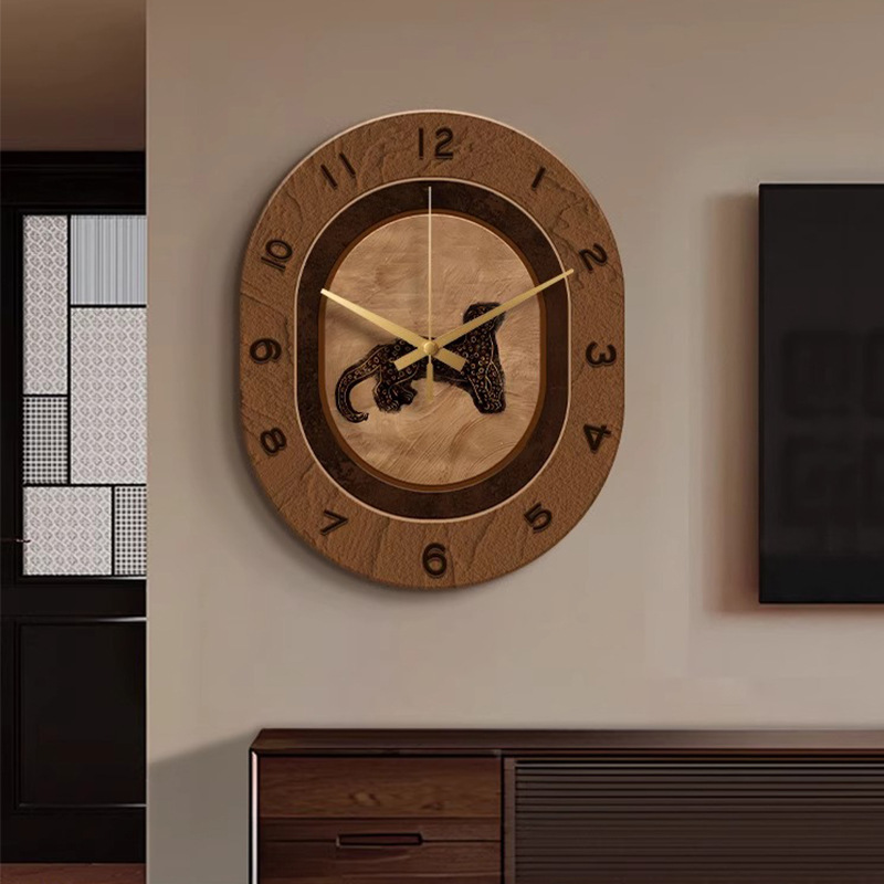 Luxury Lifestyle Aesthetic - Relógio de Parede Premium Silencioso, Decoração