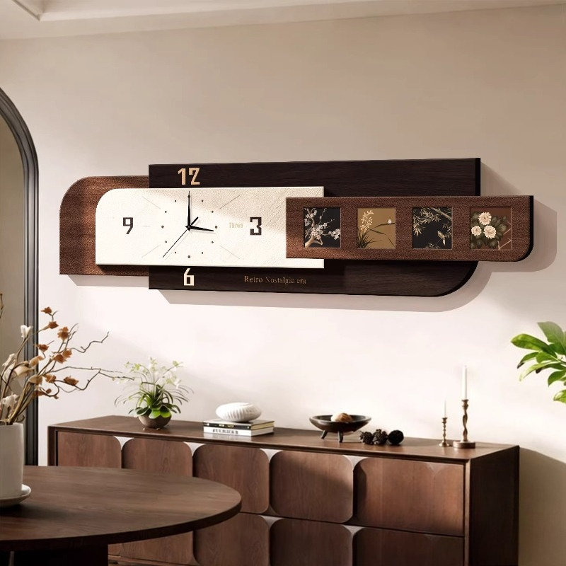 Luxury Lifestyle Aesthetic - Relógios de parede com design minimalista,