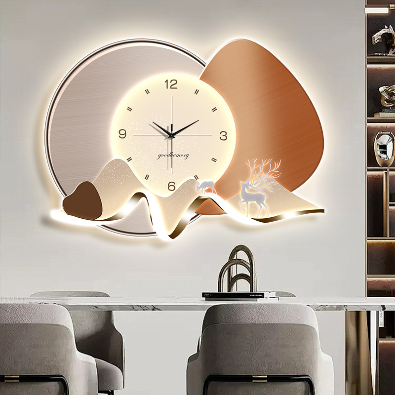 Luxury Lifestyle Aesthetic - Relógio de Parede Vintage Estilo Chinês