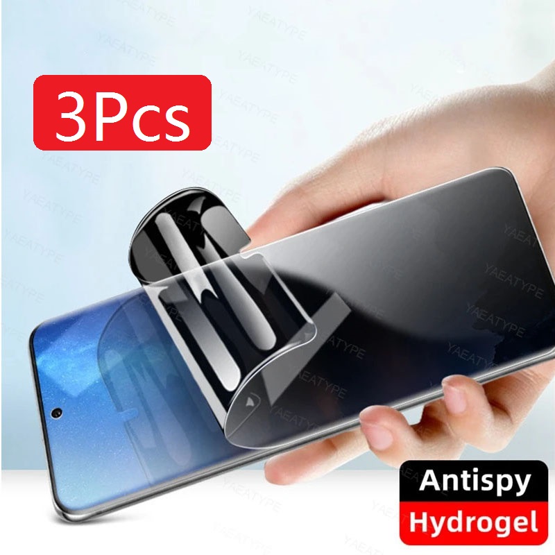 Vivo V40 - Protetor de tela anti-espião, 3 peças,