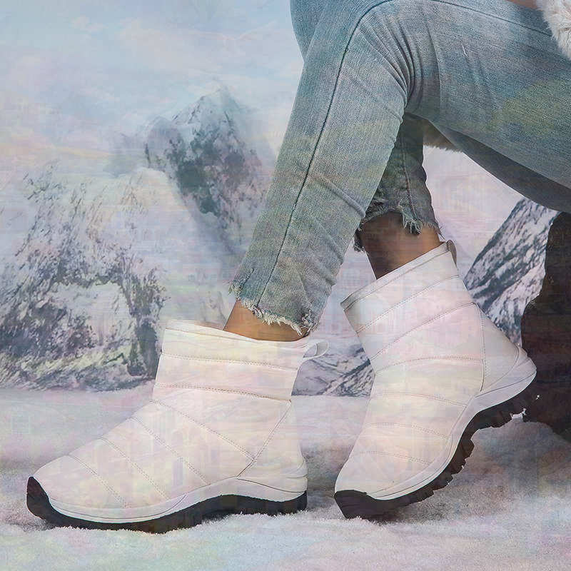 Luxury Lifestyle Travel - Antiderrapante térmico idosos tênis mulher sapatos