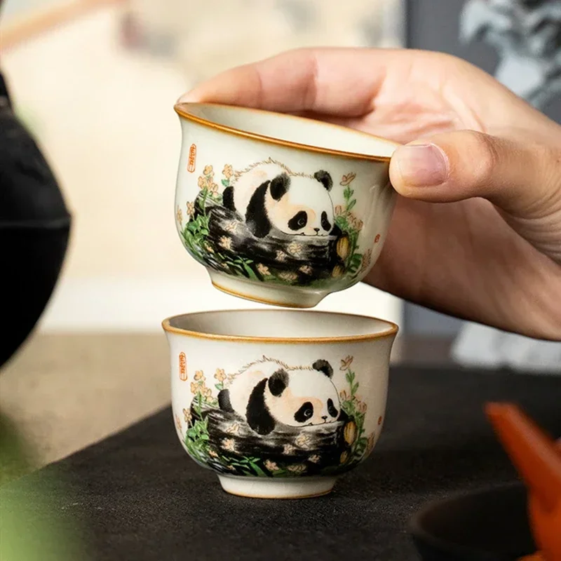 1 pc tradição chinesa ru forno - Handmade Ceramic Mug avaliação e preço
