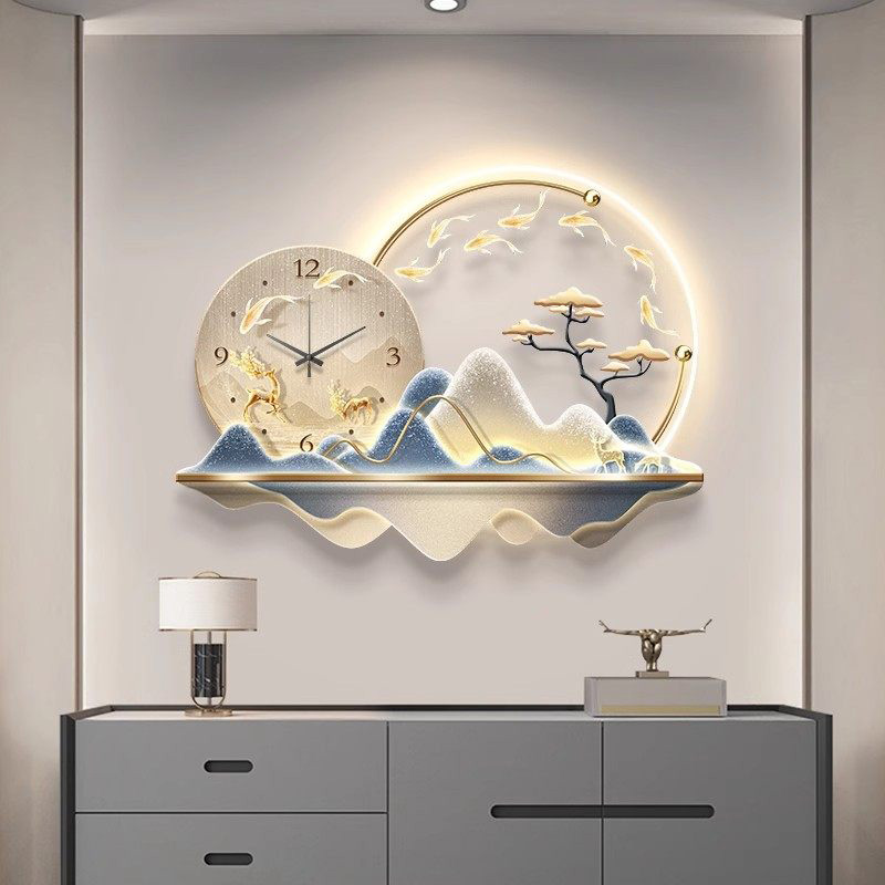 Relógio de Parede LED Artístic - Luxury Lifestyle Aesthetic avaliação e preço