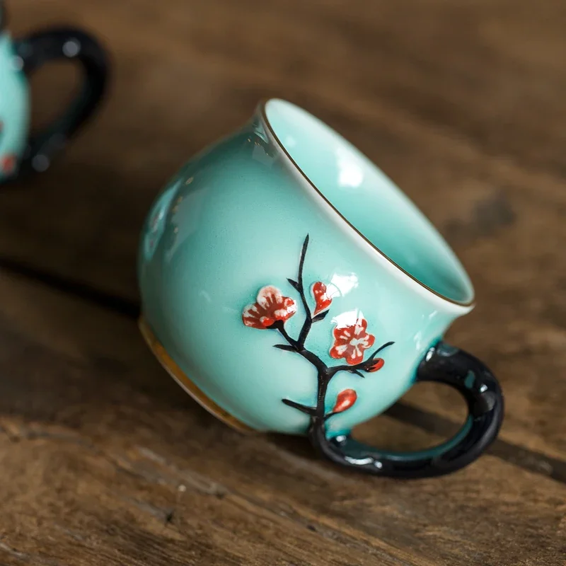 Xícara de chá de cerâmica arte - Handmade Ceramic Mug avaliação e preço