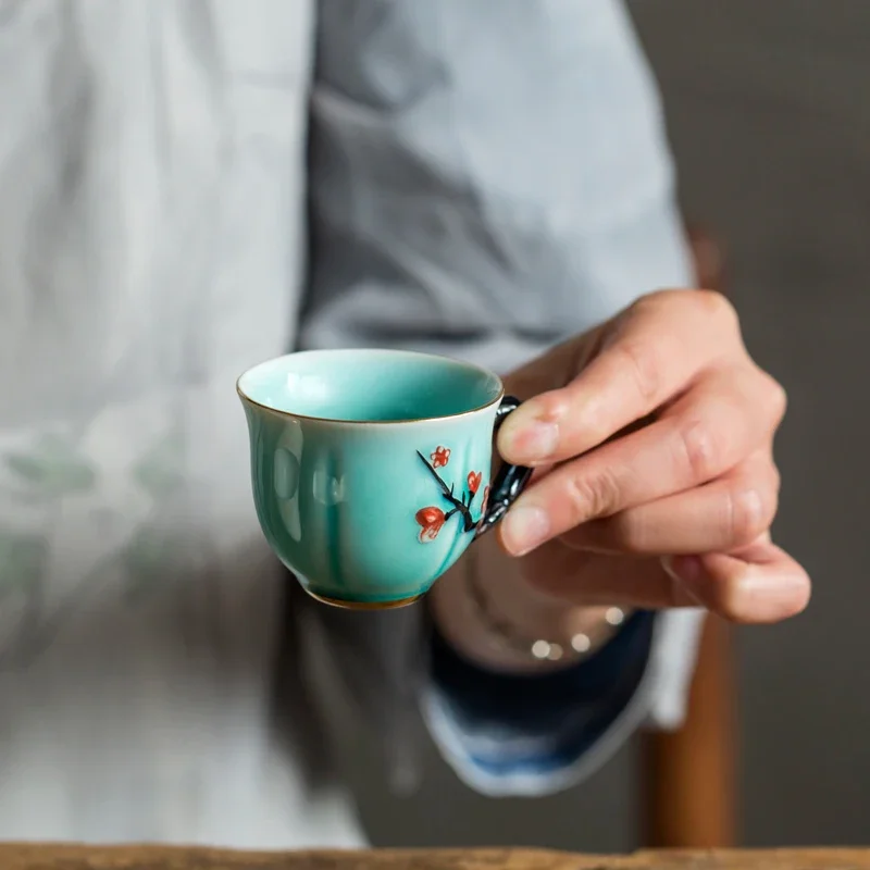 Xícara de chá de cerâmica arte - Handmade Ceramic Mug avaliação e preço