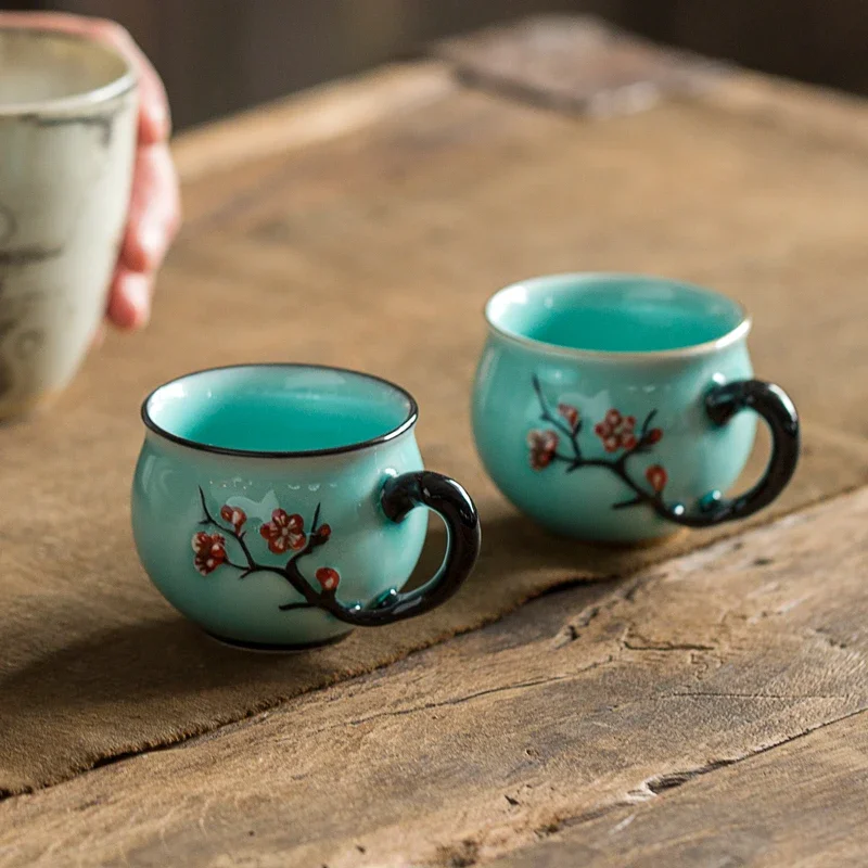 Xícara de chá de cerâmica arte - Handmade Ceramic Mug avaliação e preço